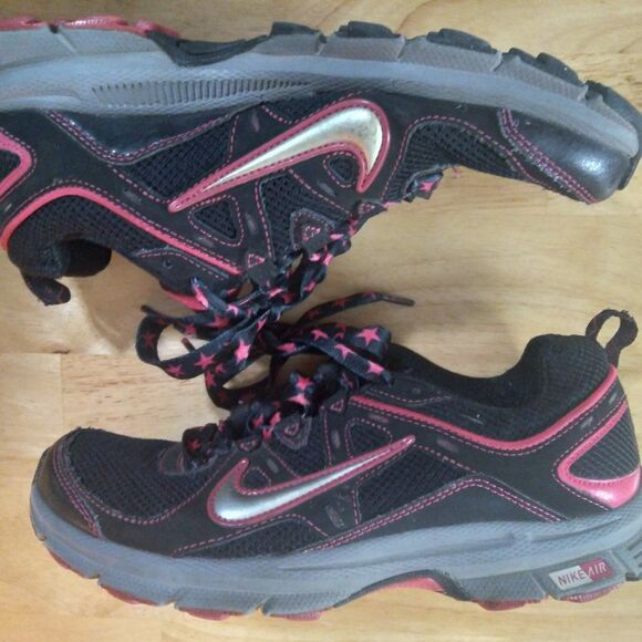 Nike Air Alvord 9 Trail Running Shoes Sneakers Black Pink Womens 9.5 - Picture 4 of 9